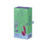 Satisfyer luchtdruk vibrator – Dubbele vibrator – Sunray - Insteekbare Dubbele Luchtpuls Vibrator - Berry Satisfyer