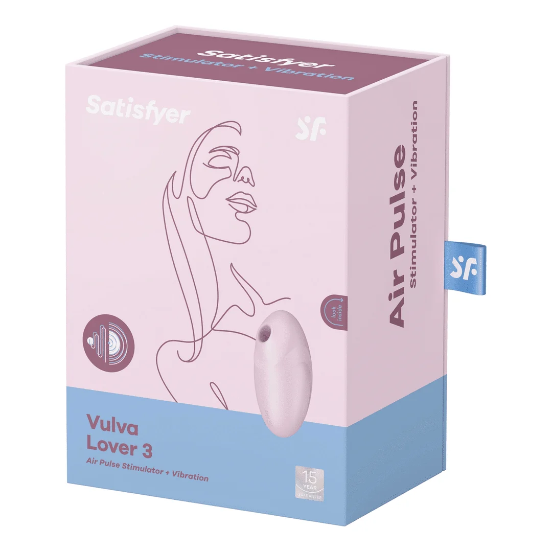 Satisfyer luchtdruk vibrator – Dubbele vibrator – Vulva Lover 3 - Dubbele Air Pulse Vibrator Satisfyer - Afbeelding 1