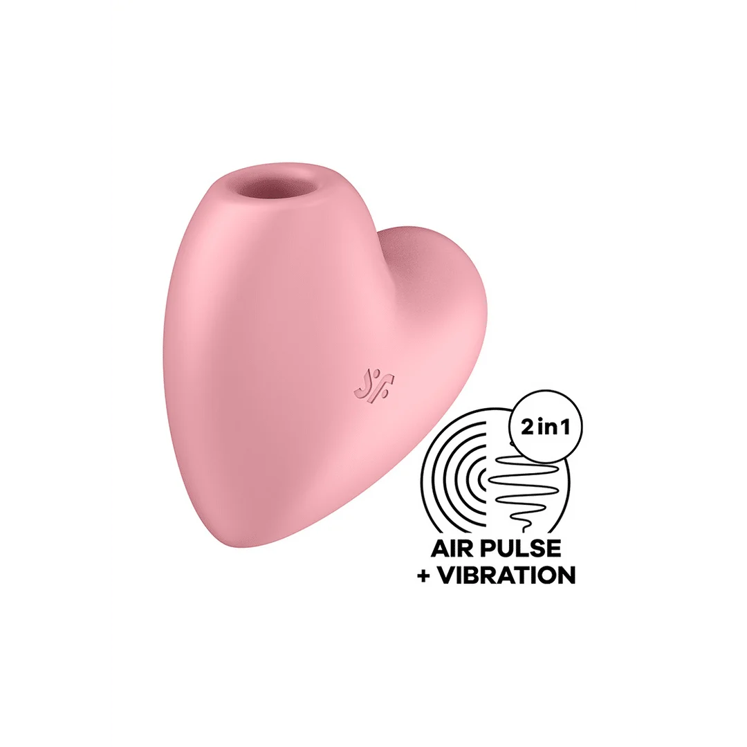 Satisfyer luchtdruk vibrator – Clitoris stimulator – Cutie Heart - Air Pulse Stimulator en Vibratie - Licht Satisfyer - Afbeelding 5