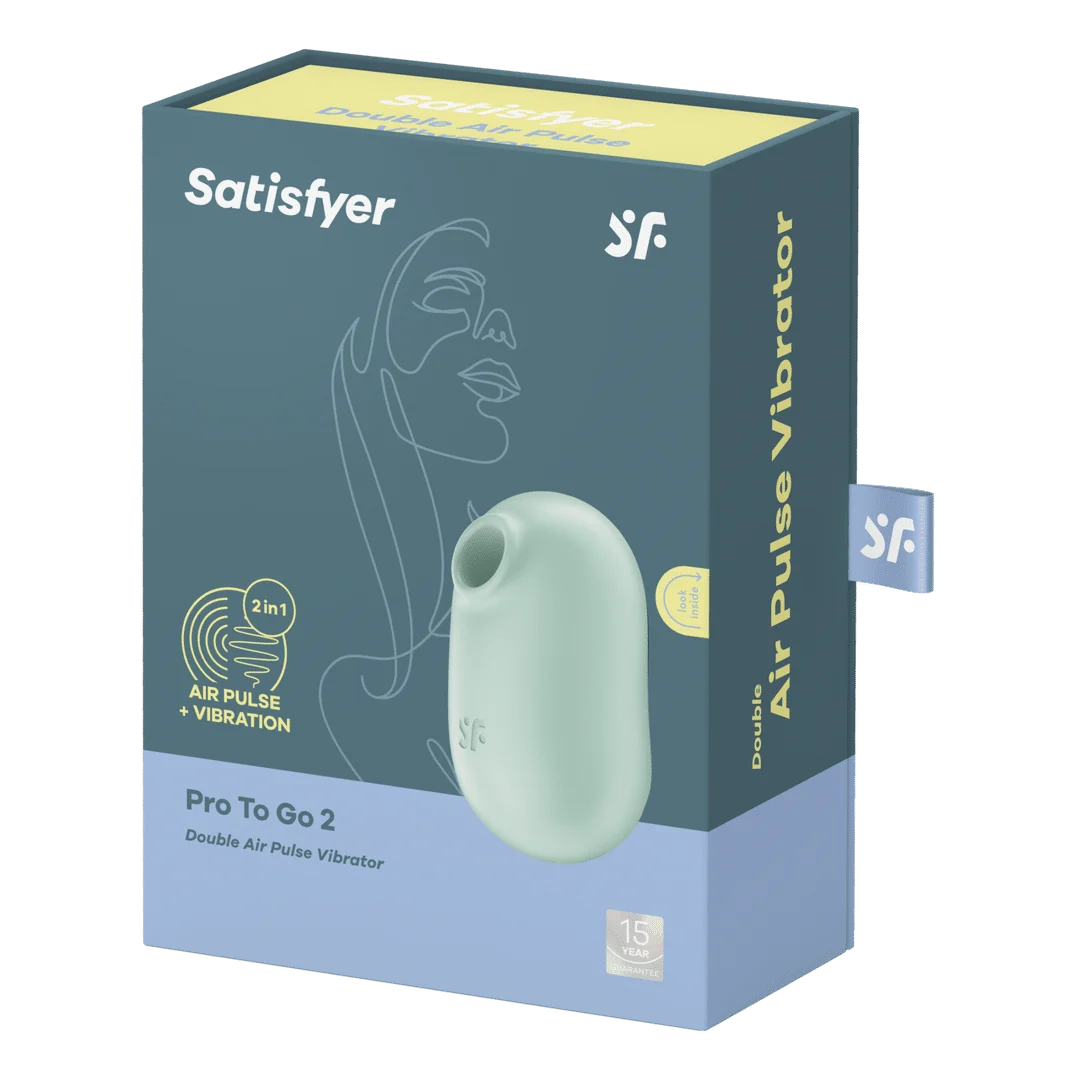 Satisfyer Pro to Go 2 Double Air Pulse Vibrator Mint