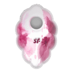 Satisfyer luchtdruk vibrator – App bestuurbare vibrator – Cloud Dancer - Rode Print Satisfyer - Image 2