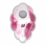 Satisfyer luchtdruk vibrator – App bestuurbare vibrator – Cloud Dancer - Rode Print Satisfyer - Image 5