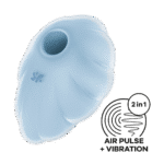Satisfyer luchtdruk vibrator – App bestuurbare vibrator – Cloud Dancer - Rode Print Satisfyer - Image 17