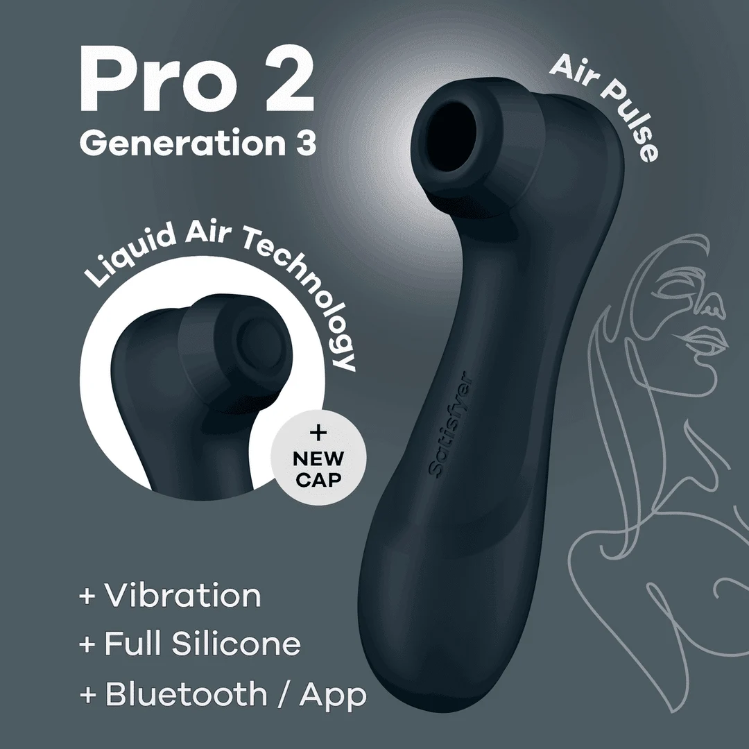 Satisfyer Pro 2 Generation 3 avec Liquid Air et l’application Connect, noir – Image 12