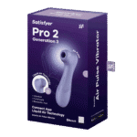 Satisfyer luchtdruk vibrator – Clitoris stimulator – Pro 2 Generatie 3 - Double Air Pulse Vibrator - Liquid Air en Connect App - Wijnrood Satisfyer - Image 13
