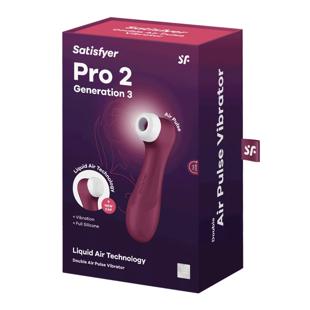 Satisfyer Pro 2 Generation 3 Liquid Air zwart