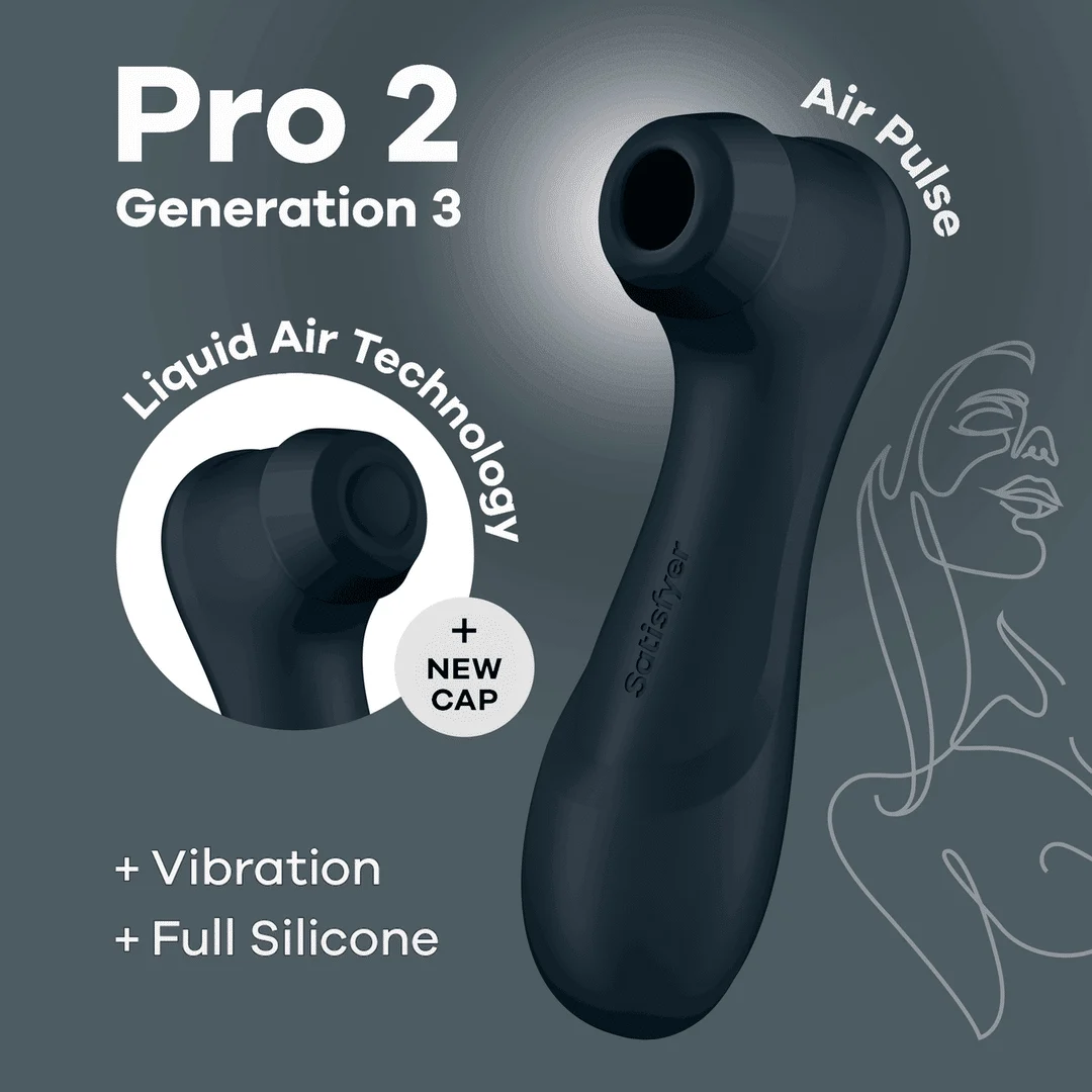 Satisfyer Pro 2 Generation 3 Liquid Air noir – Image 12