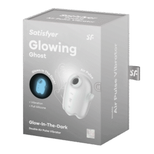 Satisfyer luchtdruk vibrator – Dubbele vibrator – Glowing Ghost - Glow in the Dark - Dubbele Air Pulse Vibrator Satisfyer