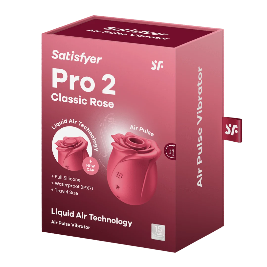 Satisfyer Pro 2 Classic Blossom rood - Afbeelding 1