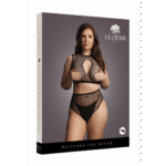 Duo Net Key-Hole Bh Set - Plus Size