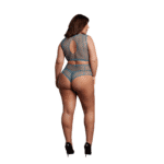 Lingerie set met netdetails en key‑hole voor sexy curvy silhouet – LIN - Afbeelding 9