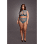 Lingerie set met netdetails en key‑hole voor sexy curvy silhouet – LIN - Afbeelding 10