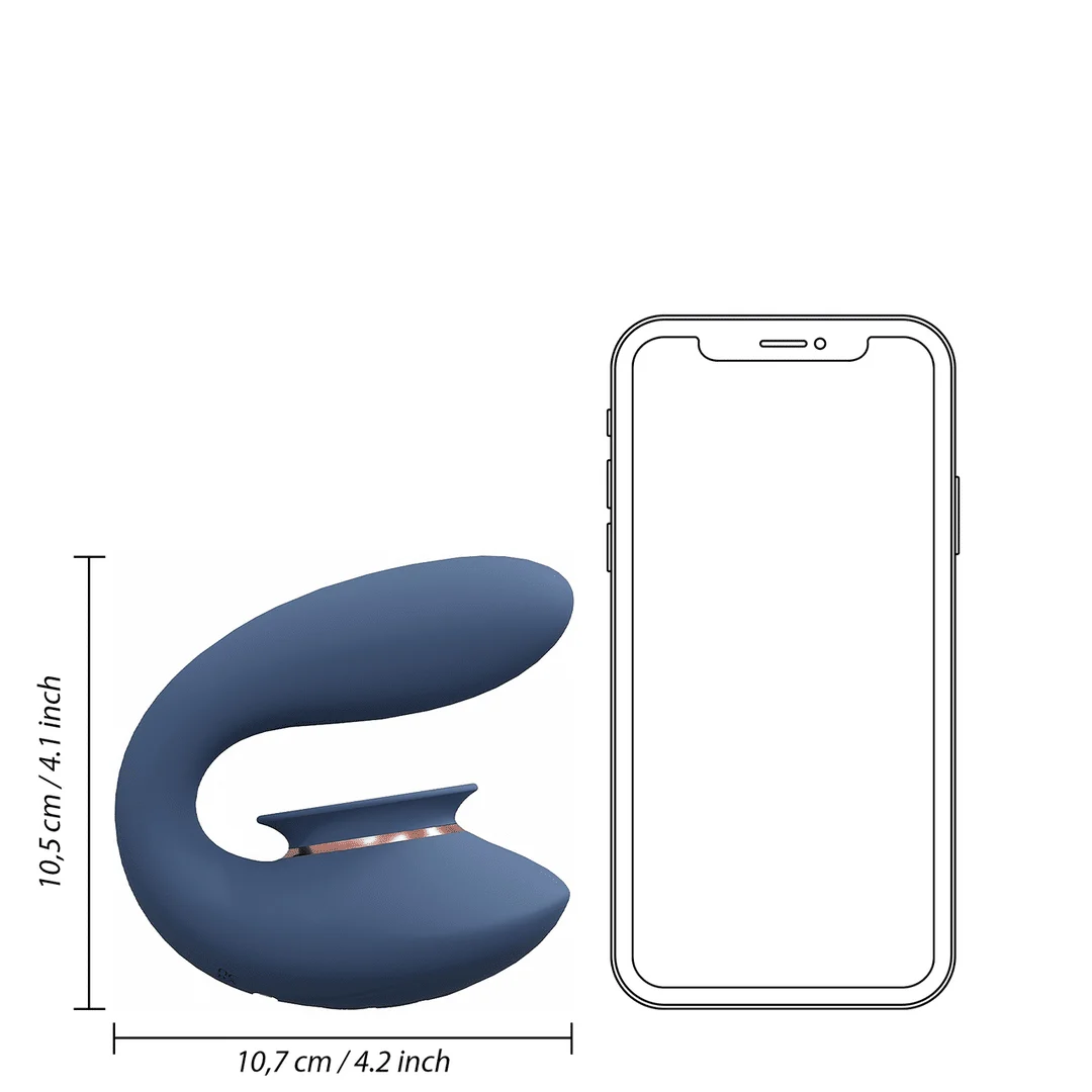 Luchtdruk vibrator – Flapper tong stimulator – Twitch 3 - Oplaadbare Vibrator en Suction/ Innovation by Shots - Afbeelding 6