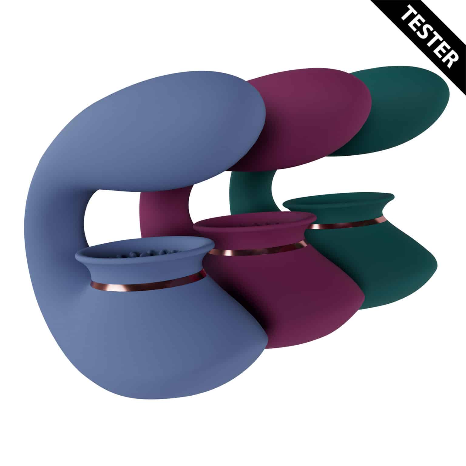 Luchtdruk vibrator – Flapper tong stimulator – Twitch 3 - Oplaadbare Vibrator en Suction/ Innovation by Shots - Image 11