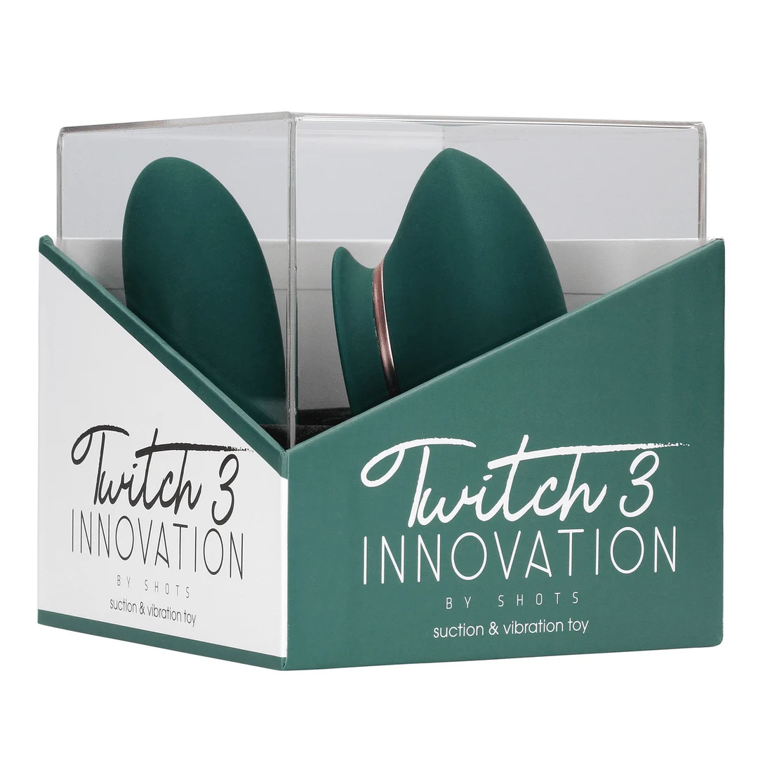 Luchtdruk vibrator – Flapper tong stimulator – Twitch 3 - Oplaadbare Vibrator en Suction/ Innovation by Shots - Afbeelding 19