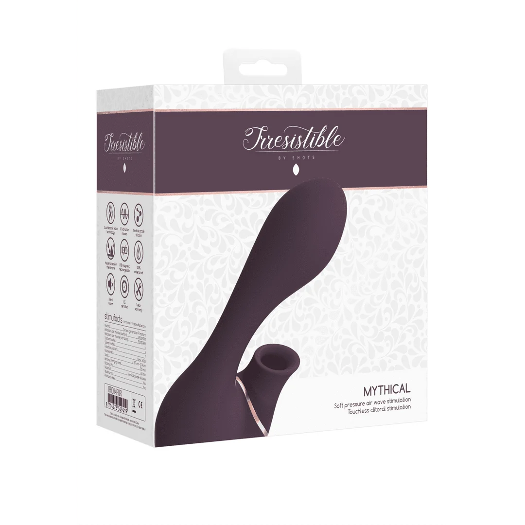 Luchtdruk vibrator – G-spot vibrator – Mythical - Air Pulse Vibrator Irresistible by Shots - Afbeelding 13