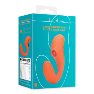 Luchtdruk vibrator – G-spot vibrator – G-Spot Vibrator met Clitorale Pulse Wave - Untamed Orange Loveline by Shots