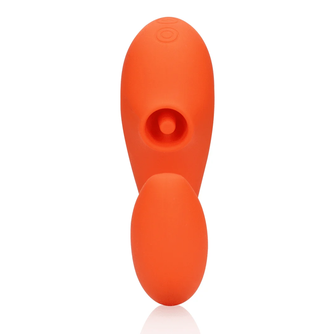 Vibromasseur à pression d’air – Vibromasseur point G – Vibromasseur point G avec pulse wave clitoridienne – Untamed Orange Loveline by Shots – Image 4