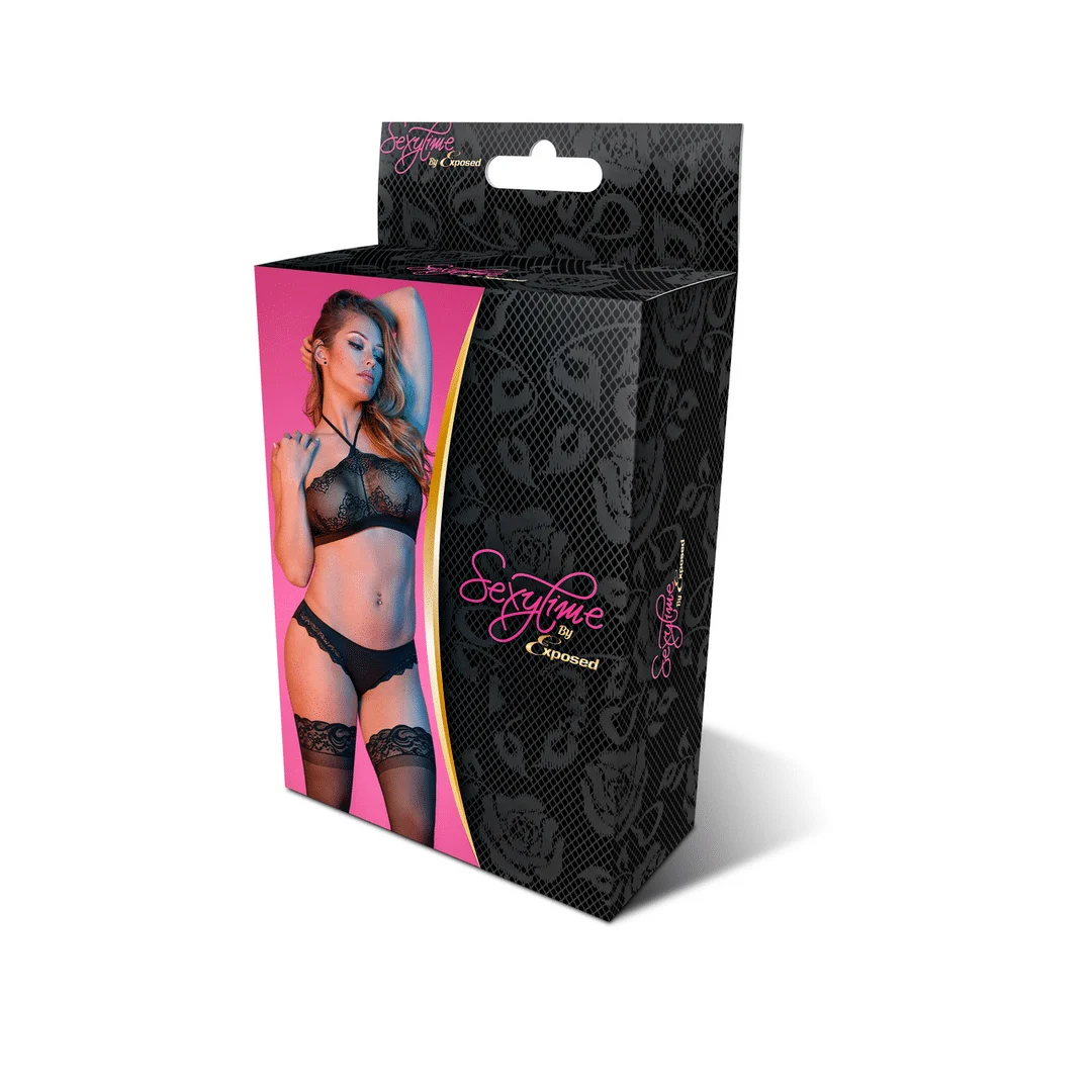 Magic Silk Bandeau Set mit Neckholder Trägern – Bild 7