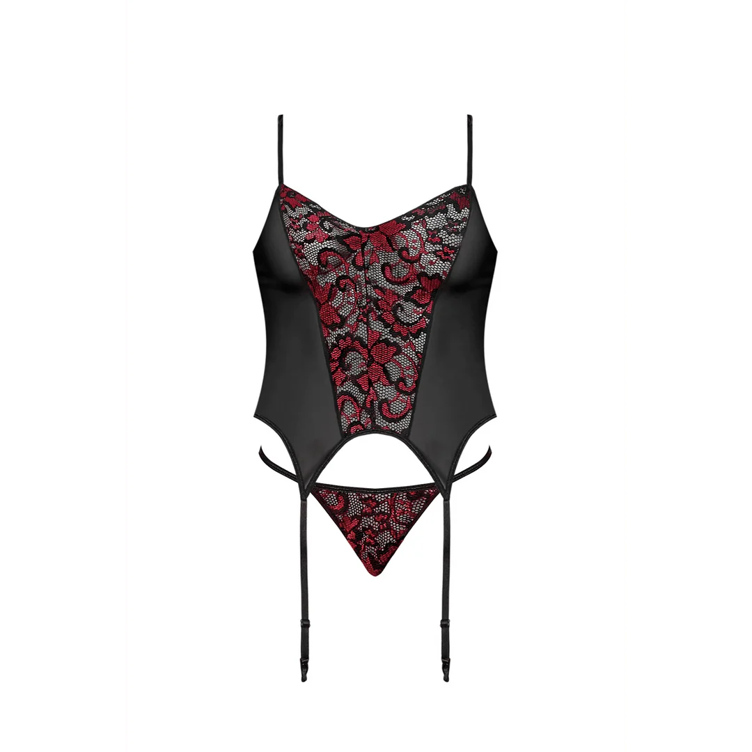 Spitzen Strapsset mit romantischem Look für kurvige Silhouetten, Exposed – Bild 10
