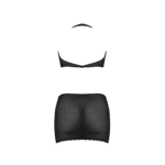 Rok + top lingerie set met polkadot mesh voor verleidelijke curves – Exposed by Magic Silk - Afbeelding 11