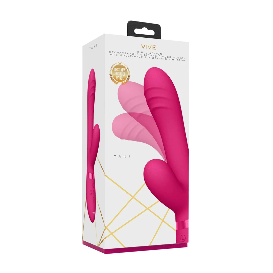 VIVE041PNK_1_1 G-spot vibrator met vingerbewegingsfunctie – Tester VIVE by Shots - Afbeelding 1