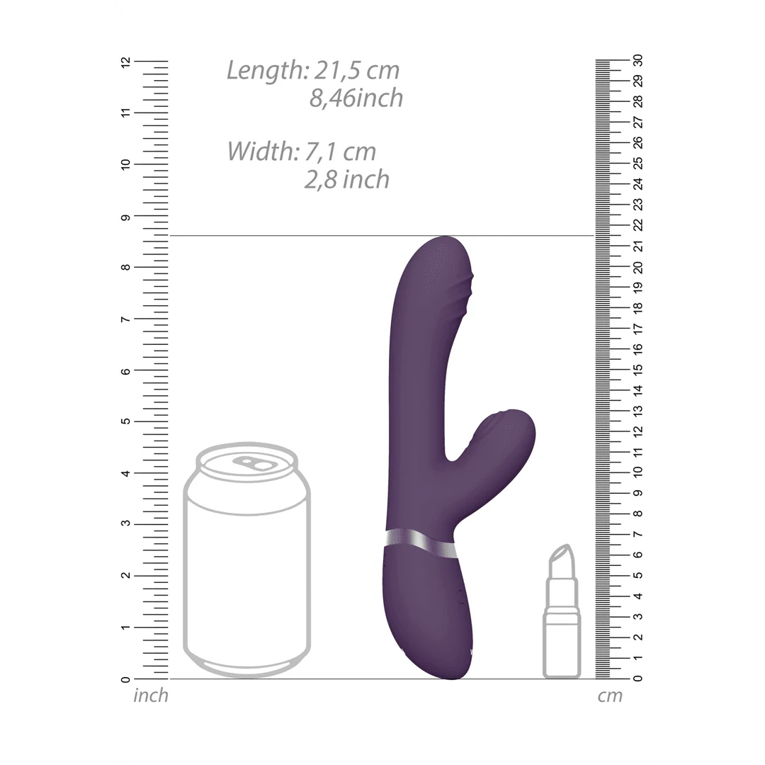 G-spot vibrator met vingerbewegingsfunctie – Tester VIVE by Shots - Afbeelding 12