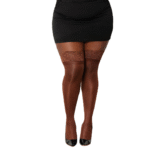 Kanten slip met open kruis en gouden sliders voor verleiding - Le Désir by Shots - Afbeelding 15