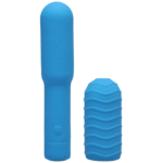 Mini vibrator – oplaadbaar en discreet formaat – Doc Johnson hemelsblauw Doc Johnson - Afbeelding 3
