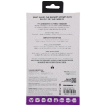 Mini vibrator – oplaadbaar met verwisselbare textuurhoes – Doc Johnson paars - Afbeelding 2