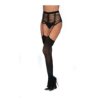Caged panty met jarretellook voor sexy lingerie-stijl – Dreamgirl - Afbeelding 2