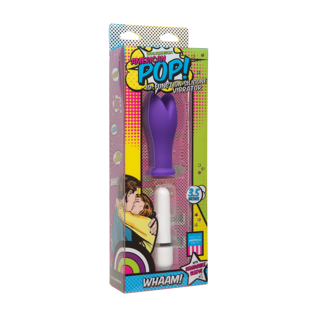0500-37-BX-2 Mini vibrator – 10 standen – American POP! Whaam! (Doc Johnson) - Afbeelding 1