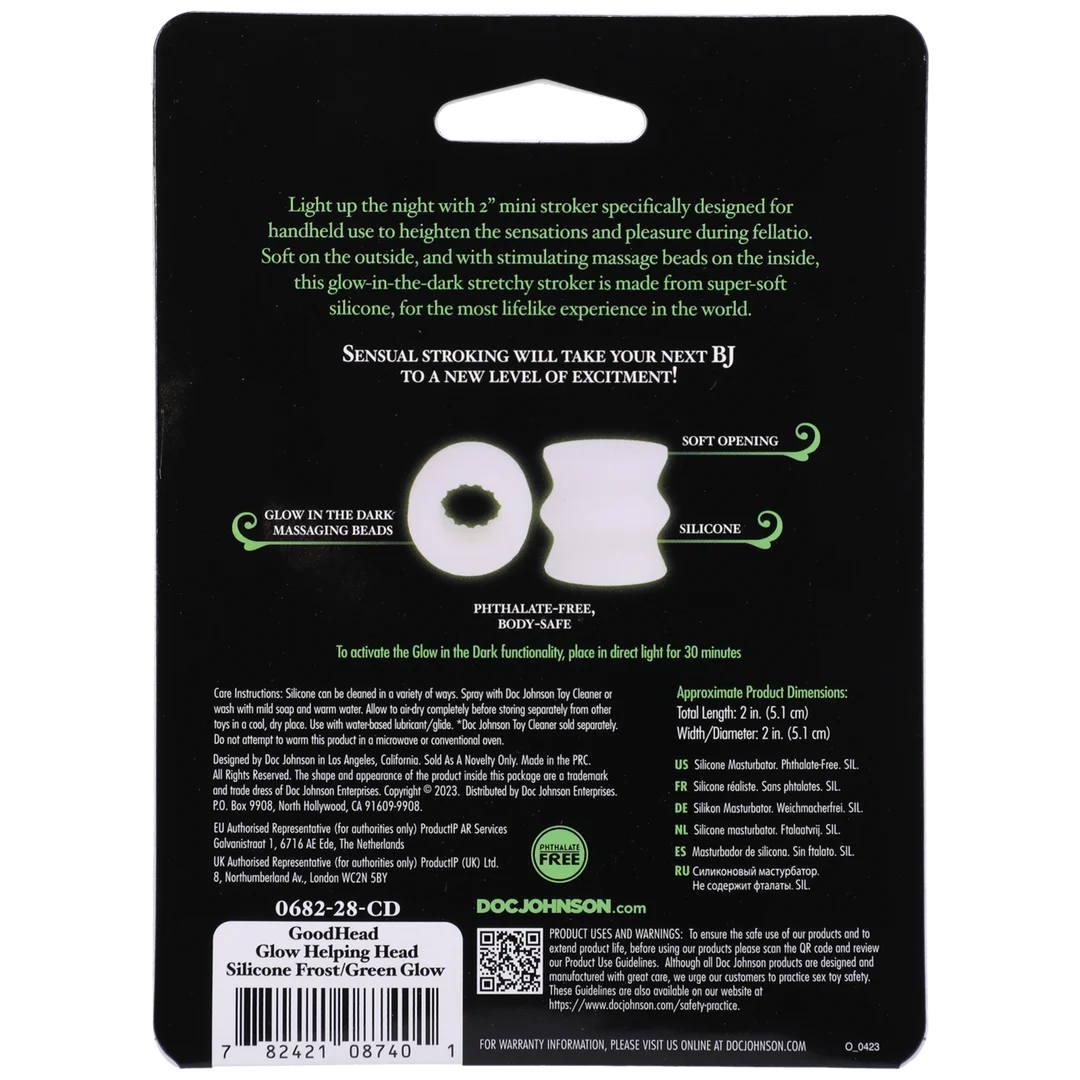 Stroker en silicone Glow Helping Head – Image 2