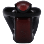 Niet-vibrerende cockring met handig sluit-en-lusontwerp – Zwart/Rood - Afbeelding 4