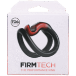 Niet-vibrerende cockring met asymmetrisch haak-en-lus ontwerp – 4 Pack Display - Afbeelding 5