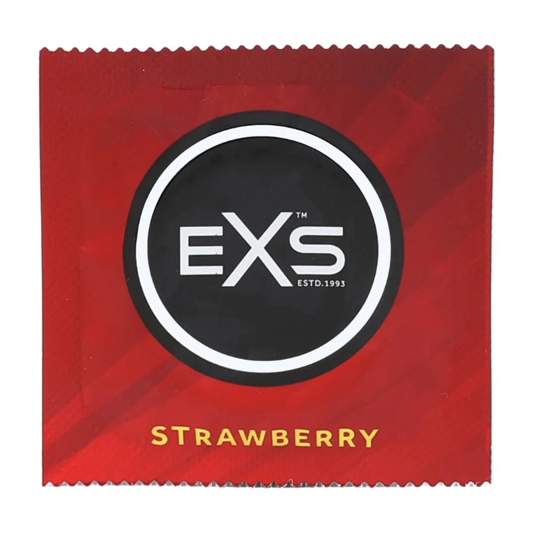 EXS Erdbeerkondome, 100 Stück