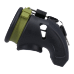 Chastity cage met verstelbare ring – Zwart - Afbeelding 3