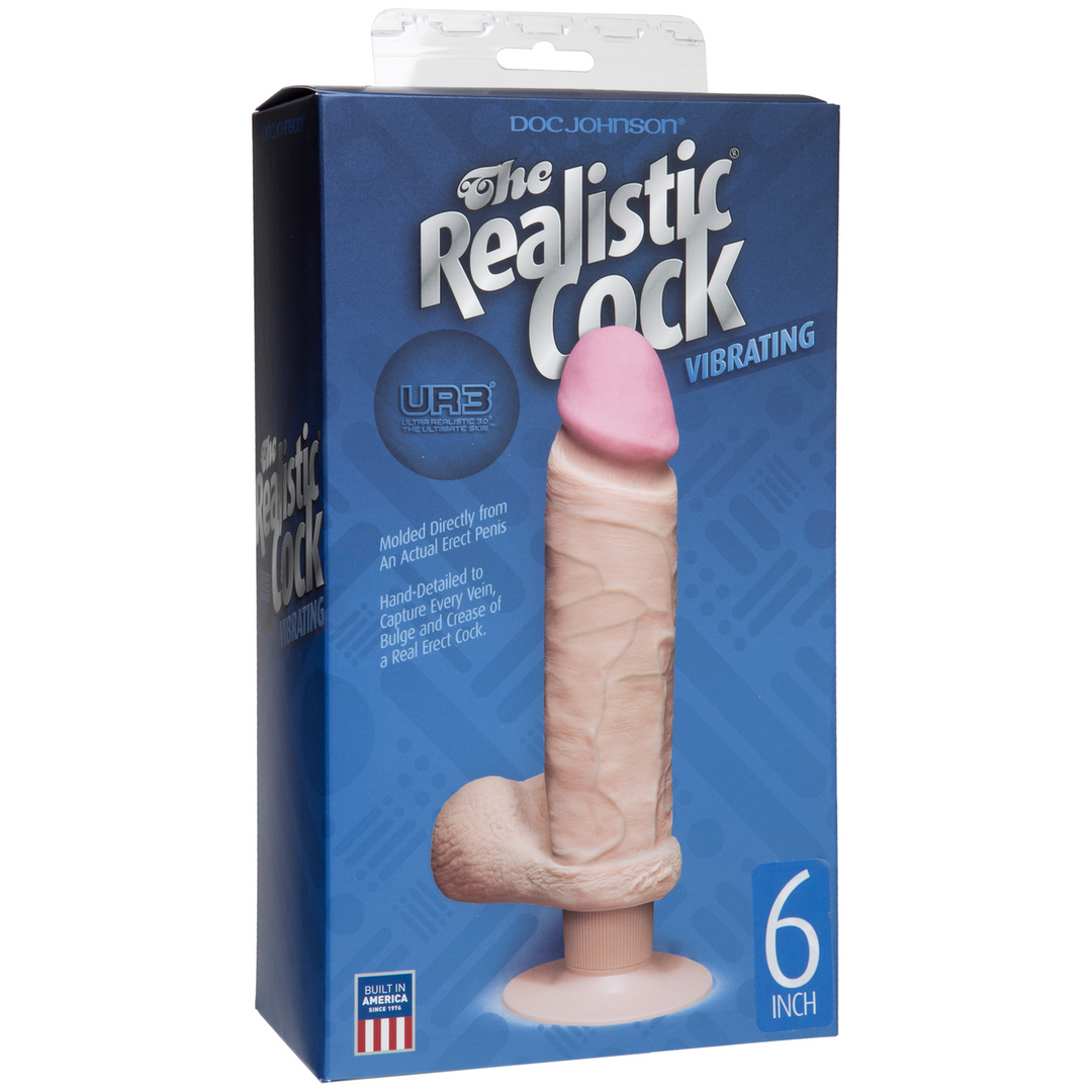 1160-01-BX-2 realistische vibrator – dual-density UR3 met zuignap en meerdere vibratiestanden – Doc Johnson - Afbeelding 1