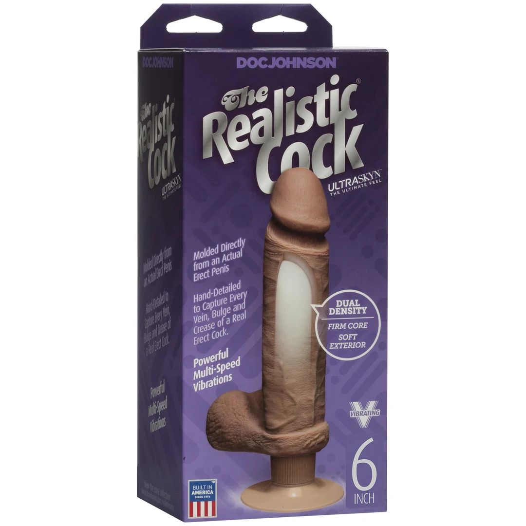 Wibrujące dildo Doc Johnson ULTRASKYN - Image 1