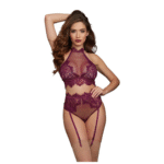 Jarretelset met bralette voor sexy lingerie en verleidelijke stijl – Dreamgirls - Afbeelding 4