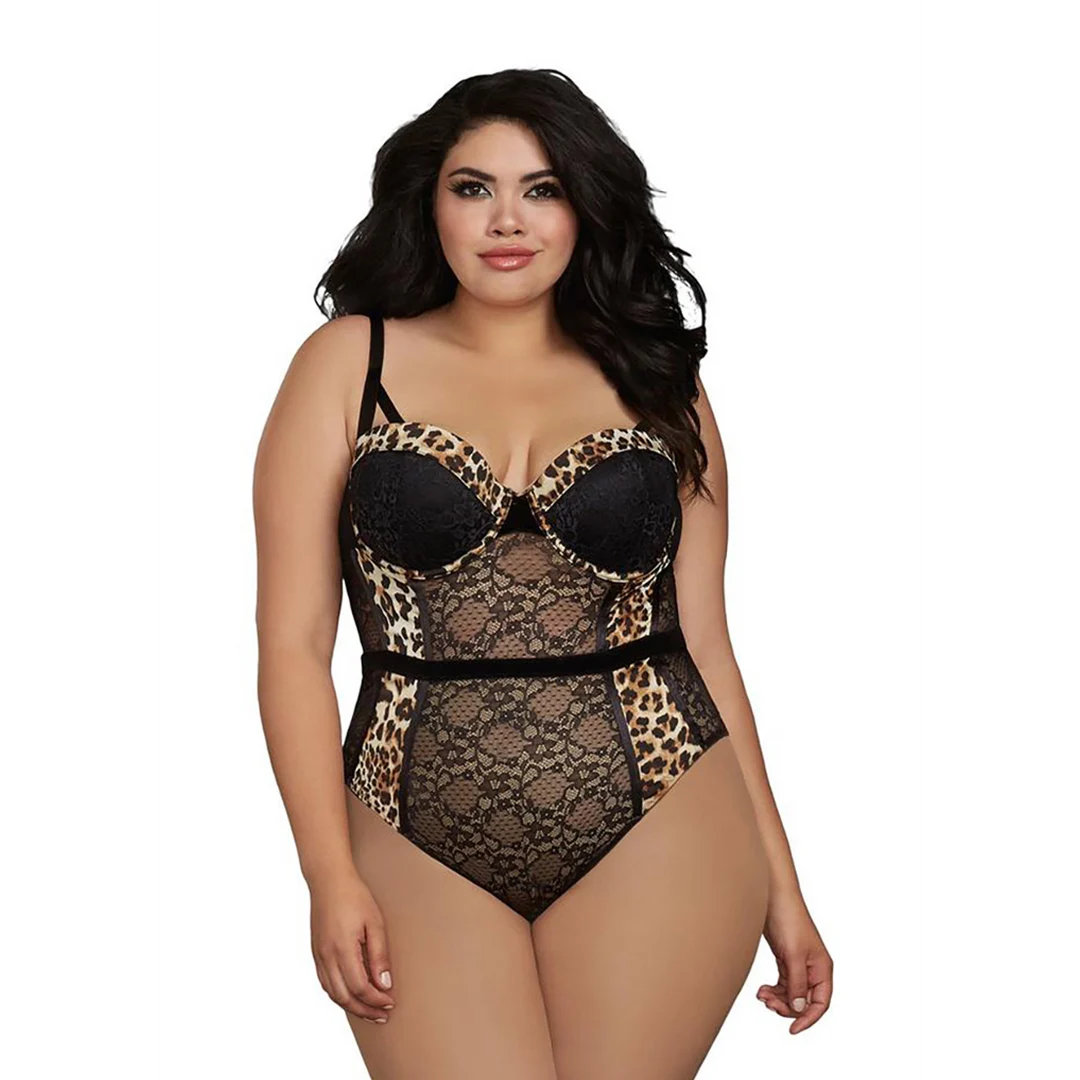Dreamgirl schwarzer Teddy 1X – Bild 2