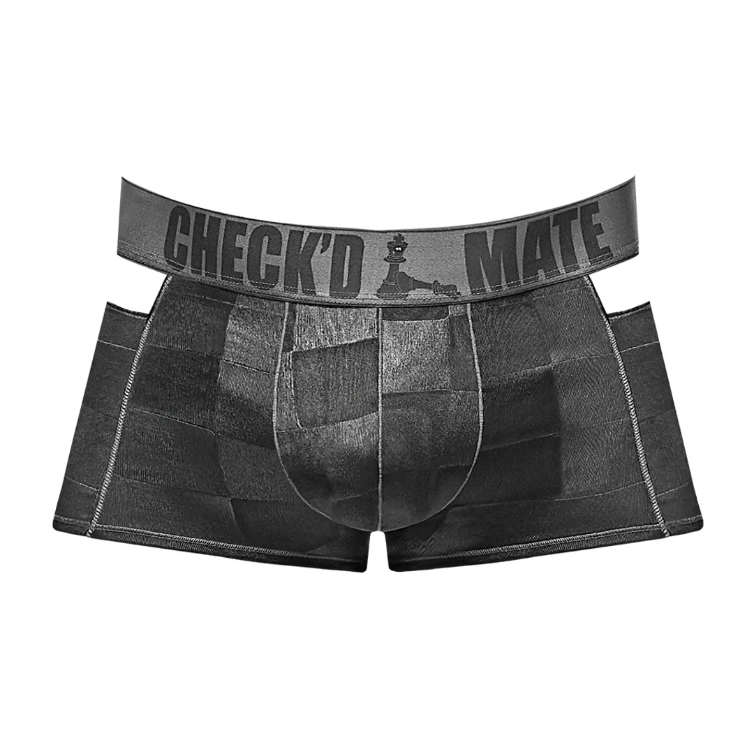 Male Power Cutout Shorts schwarz – Bild 3