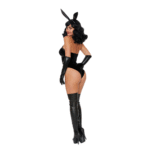 Roleplay lingerie kostuum met bunny harnas voor verleidelijke partylook – LIN - Afbeelding 3