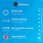 Ruime pasvorm condooms – 12 stuks – EXS Jumbo - Afbeelding 2