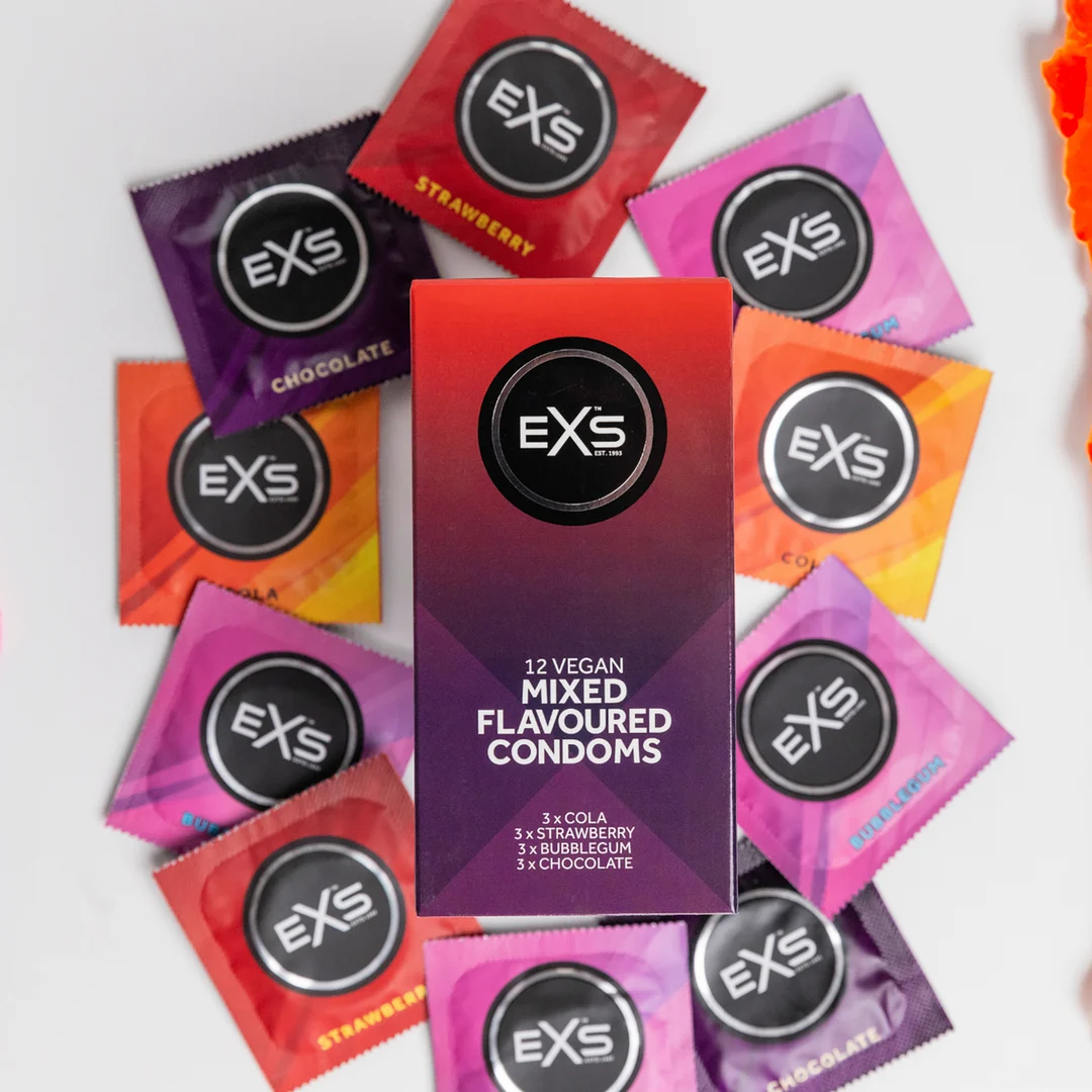 Préservatifs EXS Mixed Flavored, 12 pièces – Image 2