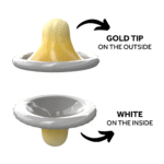 Dual-colour condooms – 12 stuks – EXS Rightway Gold - Image 3