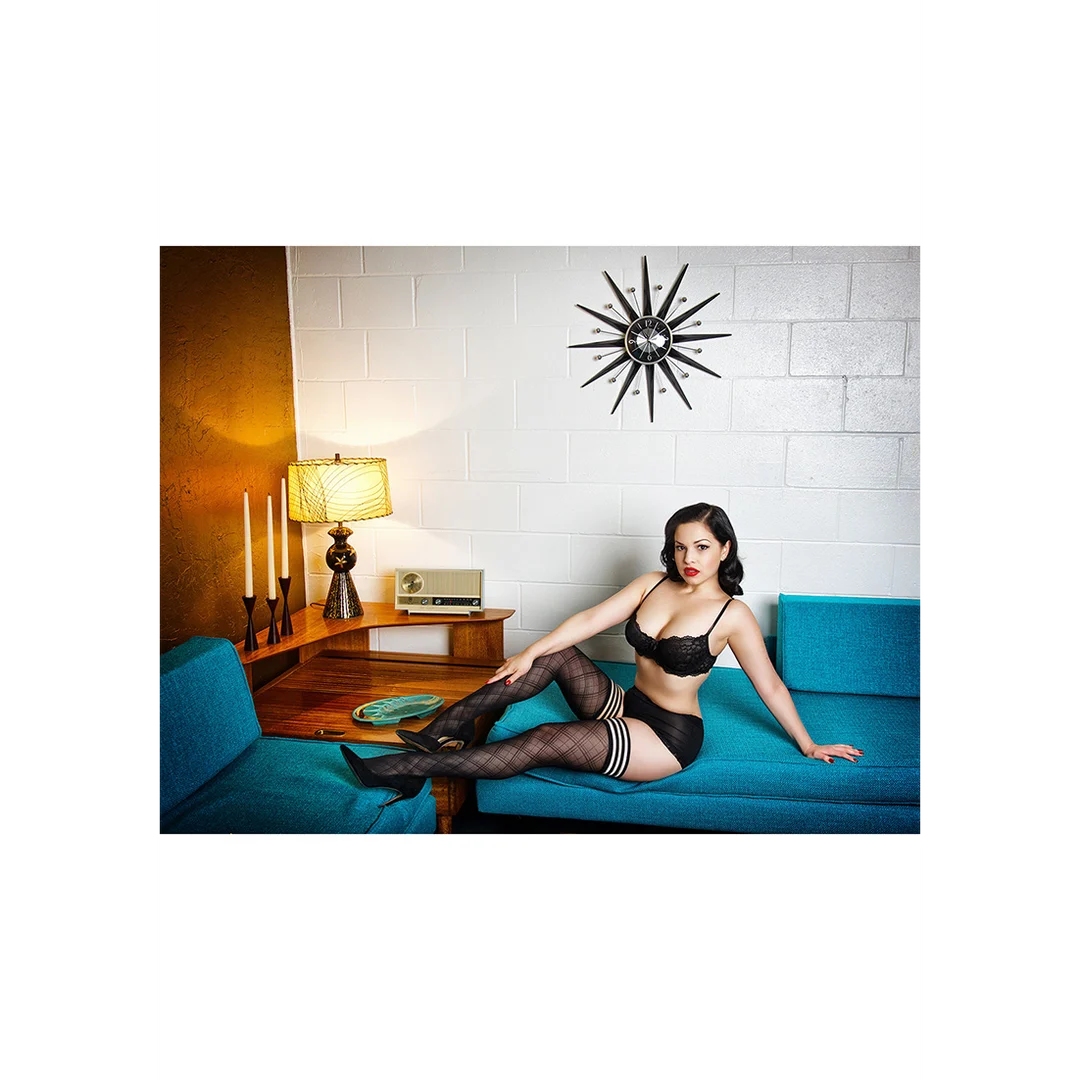 Bas cuissardes noirs Tiffany – Image 16