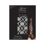 Diamond fishnet stay-up met anti-slip voor sexy curvy look – Kix'ies