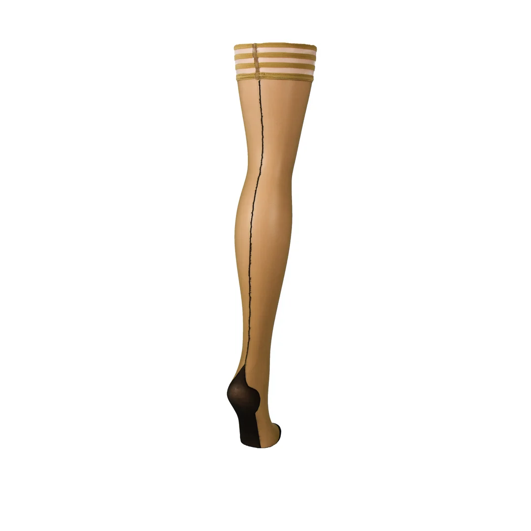 Bas autofixants Kix'ies Ruby couleur nude – Image 12