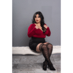 Stay-up kousen met sheer diamantpatroon voor curvy allure - Kix'ies - Afbeelding 3